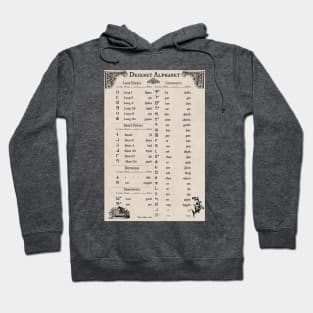 Deseret Alphabet Hoodie